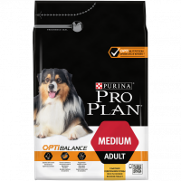 Pro Plan сухой корм для собак ср.пород курица рис