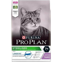 Pro Plan сухой корм для стерилизованных кошек старше 7 лет индейка