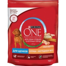 Purina One Med Max сухой корм для щенков курица рис