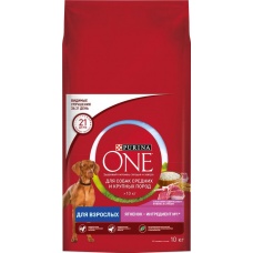 Purina One Med Max сухой корм для собак ягненок рис