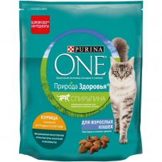 Purina One Природа Здоровья сухой корм для кошек, курица