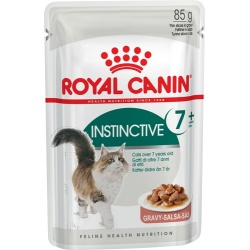 Royal Canin Instinctive 7+ пауч для кошек старше 7 лет кусочки в соусе Мясо