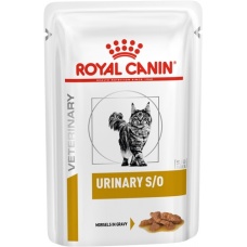 Royal Canin Urinary S/O пауч для кошек при МКБ в соусе - 12 штук!