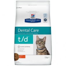 Сухой диетический корм для кошек Hill's Prescription Diet t, с курицей 1,5 кг