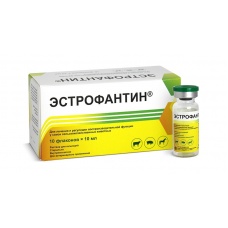 Эстрофантин, раствор для инъекций, 10 флак по 10 мл