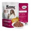 Karmy Adult влажный корм для кошек, Курица в соусе 80 г
