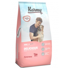 Karmy Delicious Mini сухой корм для собак мелких пород, привередливых в питании, с телятиной, 10 кг